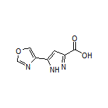 5-(Oxazol-4-yl)-1H-pyrazole-3-carboxylic Acid