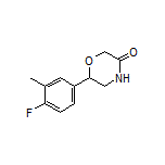 6-(4-Fluoro-3-methylphenyl)morpholin-3-one