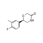 (R)-6-(4-Fluoro-3-methylphenyl)morpholin-3-one