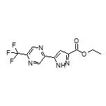 Ethyl 5-[5-(Trifluoromethyl)pyrazin-2-yl]-1H-pyrazole-3-carboxylate