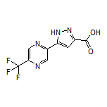 5-[5-(Trifluoromethyl)pyrazin-2-yl]-1H-pyrazole-3-carboxylic Acid