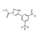 Methyl 5-[3-Nitro-5-(trifluoromethyl)phenyl]-1H-pyrazole-3-carboxylate