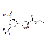 Ethyl 5-[3-Nitro-5-(trifluoromethyl)phenyl]-1H-pyrazole-3-carboxylate