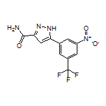 5-[3-Nitro-5-(trifluoromethyl)phenyl]-1H-pyrazole-3-carboxamide