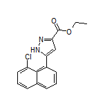 Ethyl 5-(8-Chloronaphthalen-1-yl)-1H-pyrazole-3-carboxylate