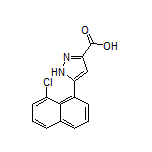 5-(8-Chloronaphthalen-1-yl)-1H-pyrazole-3-carboxylic Acid