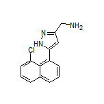 5-(8-Chloronaphthalen-1-yl)-1H-pyrazole-3-methanamine
