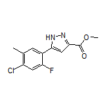 Methyl 5-(4-Chloro-2-fluoro-5-methylphenyl)-1H-pyrazole-3-carboxylate