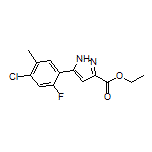 Ethyl 5-(4-Chloro-2-fluoro-5-methylphenyl)-1H-pyrazole-3-carboxylate
