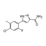 5-(4-Chloro-2-fluoro-5-methylphenyl)-1H-pyrazole-3-carboxamide