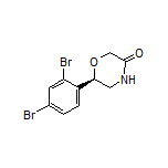 (R)-6-(2,4-Dibromophenyl)morpholin-3-one
