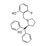 (S)-3-Fluoro-2-[[2-(hydroxydiphenylmethyl)pyrrolidin-1-yl]methyl]phenol