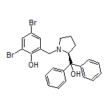 (S)-2,4-Dibromo-6-[[2-(hydroxydiphenylmethyl)pyrrolidin-1-yl]methyl]phenol