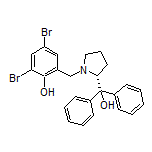 (R)-2,4-Dibromo-6-[[2-(hydroxydiphenylmethyl)pyrrolidin-1-yl]methyl]phenol