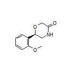 (R)-6-(2-Methoxyphenyl)morpholin-3-one
