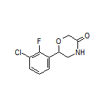 6-(3-Chloro-2-fluorophenyl)morpholin-3-one