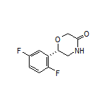 (S)-6-(2,5-Difluorophenyl)morpholin-3-one