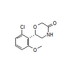 (S)-6-(2-Chloro-6-methoxyphenyl)morpholin-3-one