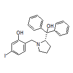 (S)-2-[[2-(Hydroxydiphenylmethyl)pyrrolidin-1-yl]methyl]-5-iodophenol