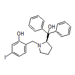 (R)-2-[[2-(Hydroxydiphenylmethyl)pyrrolidin-1-yl]methyl]-5-iodophenol