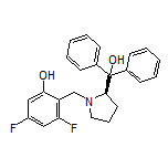 (R)-3,5-Difluoro-2-[[2-(hydroxydiphenylmethyl)pyrrolidin-1-yl]methyl]phenol