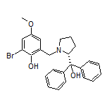 (R)-2-Bromo-6-[[2-(hydroxydiphenylmethyl)pyrrolidin-1-yl]methyl]-4-methoxyphenol