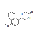6-(4-Methoxy-1-naphthyl)morpholin-3-one