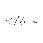 3-Fluoro-3-(trifluoromethyl)pyrrolidine Hydrochloride