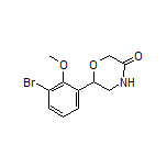 6-(3-Bromo-2-methoxyphenyl)morpholin-3-one