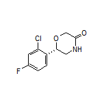 (S)-6-(2-Chloro-4-fluorophenyl)morpholin-3-one