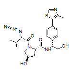 (2S,4R)-1-[(S)-2-Azido-3-methylbutanoyl]-4-hydroxy-N-[(R)-2-hydroxy-1-[4-(4-methylthiazol-5-yl)phenyl]ethyl]pyrrolidine-2-carboxamide