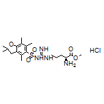 Methyl (S)-2-Amino-5-[3-[(2,2,4,6,7-pentamethyl-2,3-dihydrobenzofuran-5-yl)sulfonyl]guanidino]pentanoate Hydrochloride