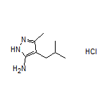 4-Isobutyl-3-methyl-1H-pyrazol-5-amine Hydrochloride