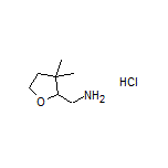 (3,3-Dimethyltetrahydrofuran-2-yl)methanamine Hydrochloride