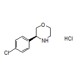 (S)-3-(4-氯苯基)吗啉盐酸盐