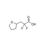 2,2-Difluoro-3-(tetrahydrofuran-2-yl)propanoic Acid
