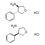 trans-4-Phenyltetrahydrofuran-3-amine Hydrochloride