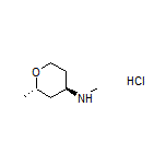 (2S,4R)-N,2-Dimethyltetrahydro-2H-pyran-4-amine Hydrochloride