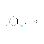 (2S,4S)-N,2-Dimethyltetrahydro-2H-pyran-4-amine Hydrochloride