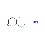 (3S,4S)-N,4-Dimethyltetrahydro-2H-pyran-3-amine Hydrochloride