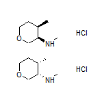 cis-N,4-Dimethyltetrahydro-2H-pyran-3-amine Hydrochloride