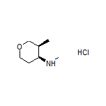 (3S,4S)-N,3-Dimethyltetrahydro-2H-pyran-4-amine Hydrochloride