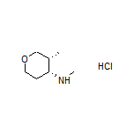 (3R,4R)-N,3-Dimethyltetrahydro-2H-pyran-4-amine Hydrochloride