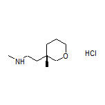 (S)-N-Methyl-2-(3-methyltetrahydro-2H-pyran-3-yl)ethanamine Hydrochloride