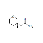 (S)-2-(3-Methyltetrahydro-2H-pyran-3-yl)acetamide
