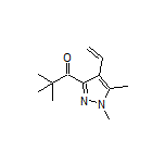 1-(1,5-Dimethyl-4-vinyl-1H-pyrazol-3-yl)-2,2-dimethylpropan-1-one