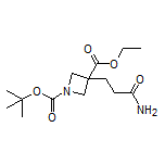 Ethyl 3-(3-Amino-3-oxopropyl)-1-Boc-azetidine-3-carboxylate