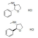 trans-N-Methyl-2-phenyltetrahydrofuran-3-amine Hydrochloride