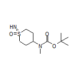 4-[Boc-(methyl)amino]-1-iminotetrahydro-2H-thiopyran 1-Oxide