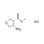 Methyl (3R,4S)-4-Aminotetrahydrofuran-3-carboxylate Hydrochloride
